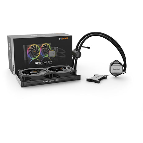 Silenzio! Raffreddamento ad acqua Pure Loop 2 FX 280 (nero, connettore ventola PWM a 4 pin)