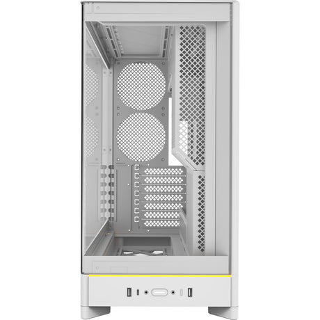 Custodia midi tower Montech HS02 (bianco | 2x USB-A | 1x USB-C | RGB | vetro temperato)