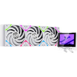 Xyz pc gear hydroview aio 360 raffreddamento ad acqua (bianco, argb, pwm)
