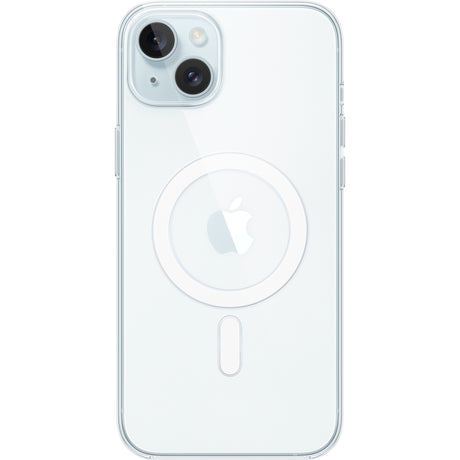 Custodia trasparente Apple con custodia magsafe per iPhone 15 plus (trasparente)