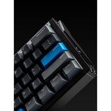Tastiera da gioco con interruttore magnetico Iqunix ez60 (nera, layout USA (qwerty), gateron star trail, 60%, rgb, copritasti double shot pbt)