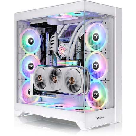 Custodia Thermaltake CTE E660 MX Snow Midi Tower (bianco | 2x USB-A | 1x USB-C | vetro temperato)