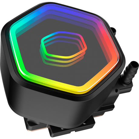 Cooler master masterliquid 240 core ii argb raffreddamento ad acqua (nero, connettore ventola pwm a 4 pin)