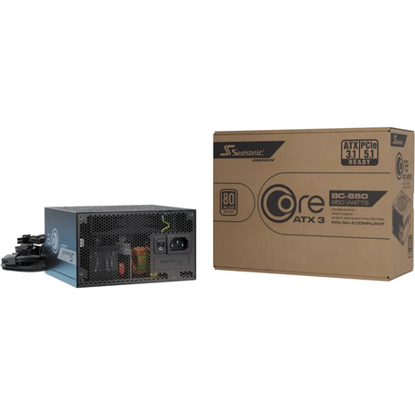 Alimentatore stagionale core bc-850 atx 3.1 da 850 watt (nero, 1x 12v-2x6, 3x pcie)