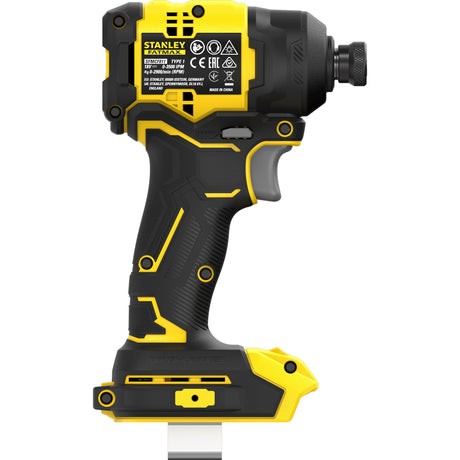 Avvitatore a percussione Stanley fatmax v20 18v (nero giallo, batteria e caricabatterie non inclusi)