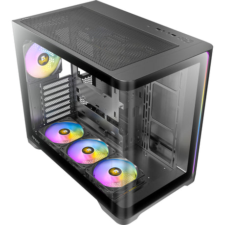 Custodia midi tower Antec c5 curve argb (nera | 2x USB-A | 1x USB-C | vetro temperato)