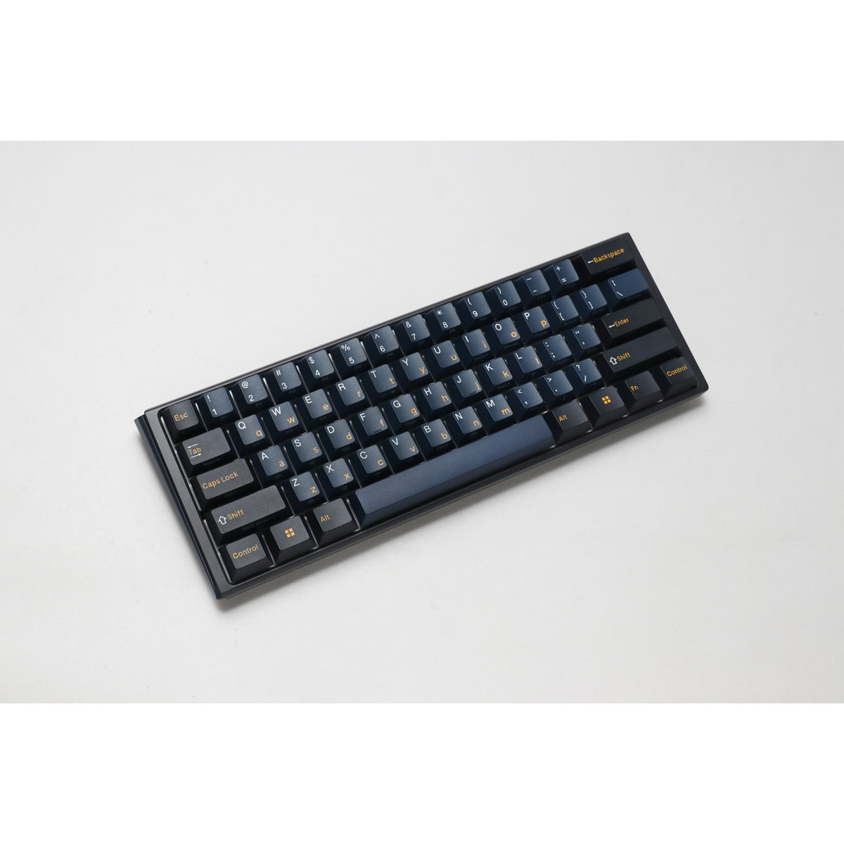 Tastiera da gioco meccanica Ducky One 3 Pro Mini RGB (nera, layout USA (qwerty), Cherry MX2A marrone, 60%, LED RGB, PBT a doppio scatto, meccanica Quack, hot swap)