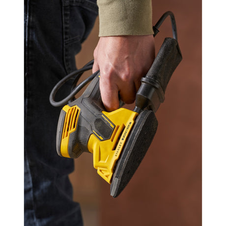 Levigatrice a delta Stanley fatmax 120w levigatrice per dettagli (giallo nero)