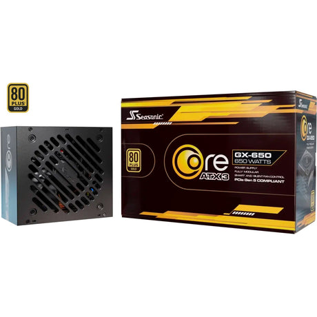 Alimentatore modulare stagionale core gx-650-v2 da 650 watt (nero, 1x 12v-2x6, 2x pcie)