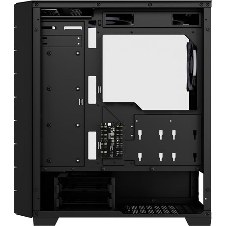 Custodia midi tower esagonale RGB Sharkoon (nera | 2x USB-A | 1x USB-C | RGB | vetro temperato)