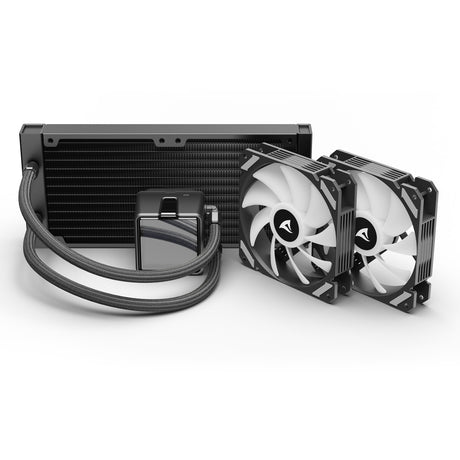 Sharkoon s50 argb raffreddamento ad acqua (nero, 4 pin pwm)