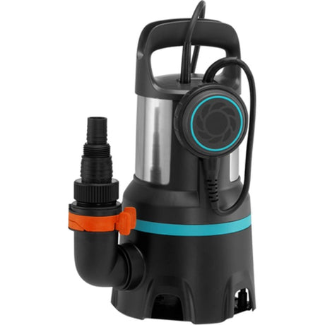 Pompa per acqua sporca Gardena 16000 pompe sommergibili e a pressione (acciaio inossidabile nero, 450 watt)