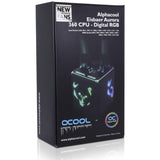 Alphacool eisbaer 360 aurora hpe raffreddamento ad acqua (nero)