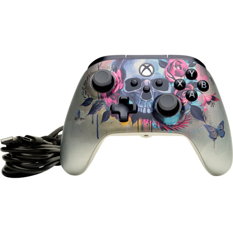 Powera Advantage Plus controller cablato per xbox serie x|s - Bloom Gloom (argento, xbox serie x|s, xbox one, PC)