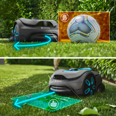 Robot rasaerba Gardena smart sileno sense da 600 m² - per prati fino a ca. 600 mq