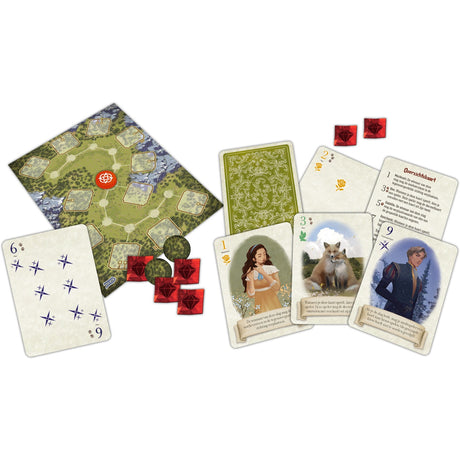 Il folletto bianco gioca con la volpe nella foresta: gioco di carte in duetto (olandese, 2 giocatori, 30 minuti, da 10 anni)