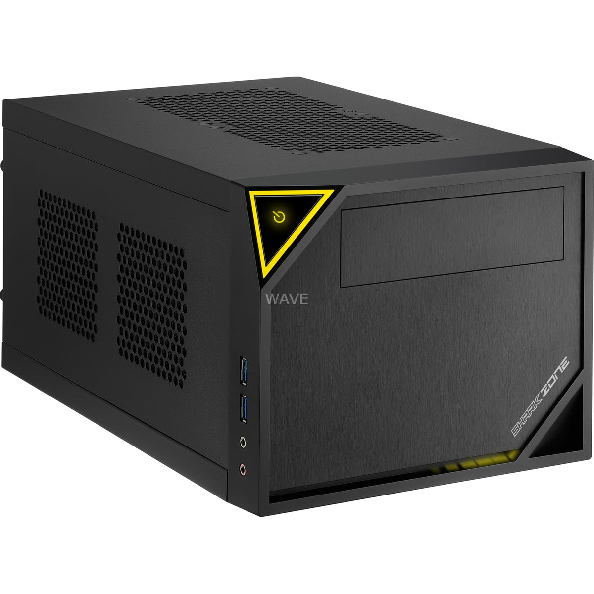 Custodia mini tower Sharkoon Shark Zone C10 (nera | 2x USB-A)