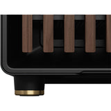 Custodia North Midi Tower dal design frattale (colore legno nero | 2x USB-A | 1x USB-C | vetro temperato)