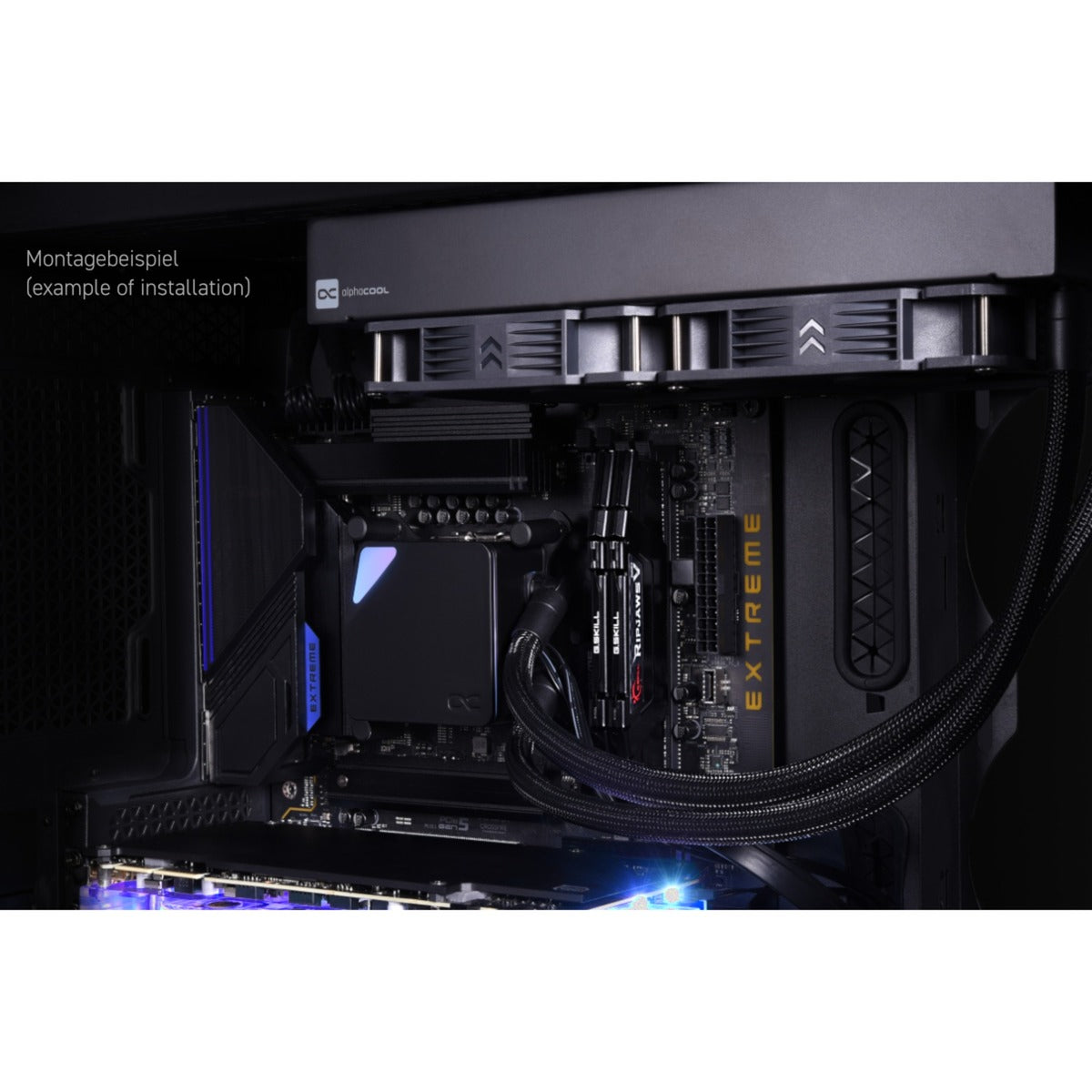Alphacool core ocean t38 280 raffreddamento ad acqua (nero)