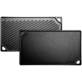 Piastra grill Lodge reversibile LDP3 (nera, 42 cm x 24 cm)