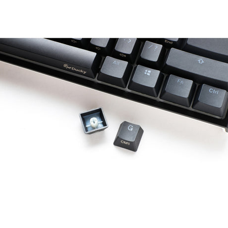 Tastiera da gioco meccanica Ducky One 2 Pro Mini Classic RGB (nera, layout USA (qwerty), Cherry MX Speed Silver, 60%, LED RGB, double-shot PBT, meccanica Quack)