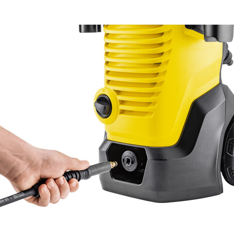Idropulitrice Kärcher k 4 wcm premium home (giallo nero, con blaster, avvolgitubo e lavasuperfici)