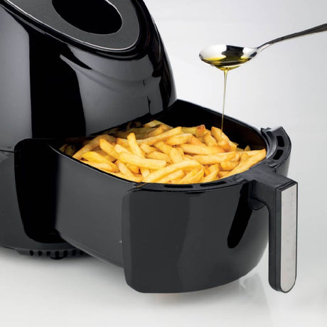 Friggitrice ad aria calda Ariete Airy Fry xxl (nera, 2,5 kg | 5,5 litri)
