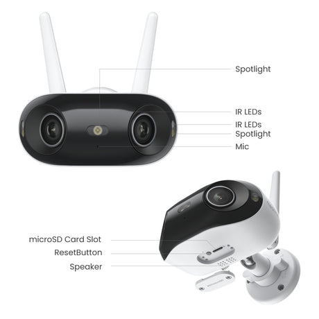 Telecamera di sicurezza Reolink elite w740 (bianco, 4k, 8mp, wifi 6)