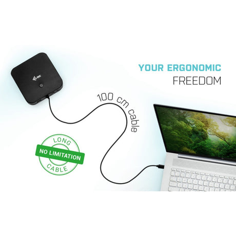 I-tec Docking Station USB-C HDMI DP con Power Delivery 65 W + Caricatore Universale 77 W (Nero)