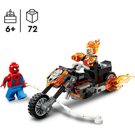 Lego Super Heroes 76335 Marvel Spider-Man contro la motocicletta Ghost Rider