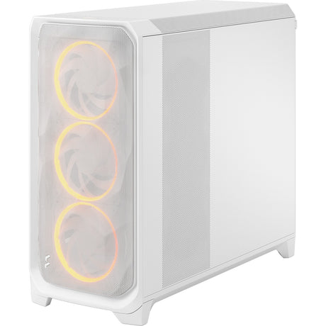 Design frattale meshify 3 xl rgb big tower custodia (bianco | 2x usb-a | 1x usb-c | rgb | vetro temperato)