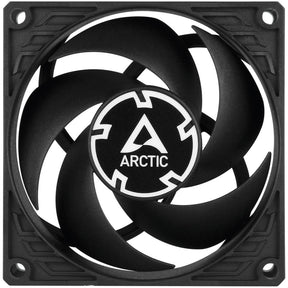 Ventola per case Arctic p8 pwm pst (nera, 80 x 80 x 25 mm)