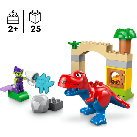 Lego Duplo 10463 Dinosauro Spidey Rex contro il folletto verde