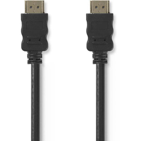 Cavo HDMI ad alta velocità con Ethernet, 5,0 metri (nero, 4k a 30 Hz)