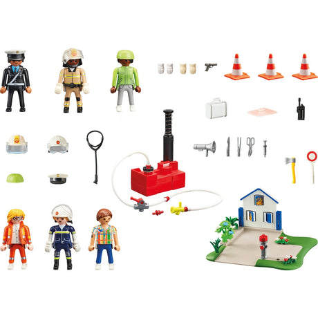 Personaggi Playmobil - i miei personaggi: giocattoli da costruzione per missioni di salvataggio (70980)