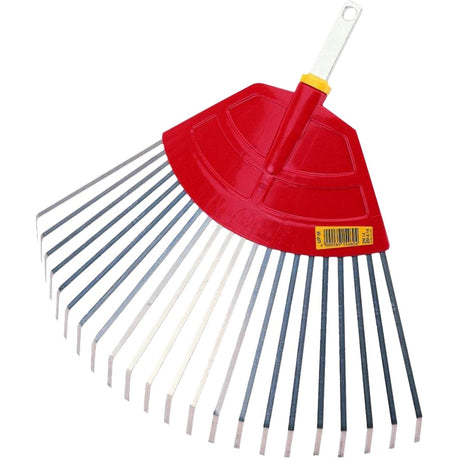 Rastrello per foglie Wolf-garten multi-star uf-m + manico in frassino multi-star zm 140 (colore legno rosso)