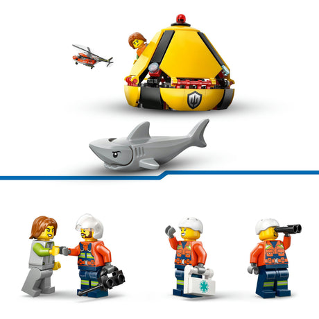 Lego City Exploration 60503 Elicottero della Guardia Costiera