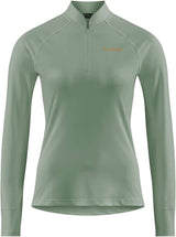 Mezza zip Cube - maglia a maniche lunghe da donna