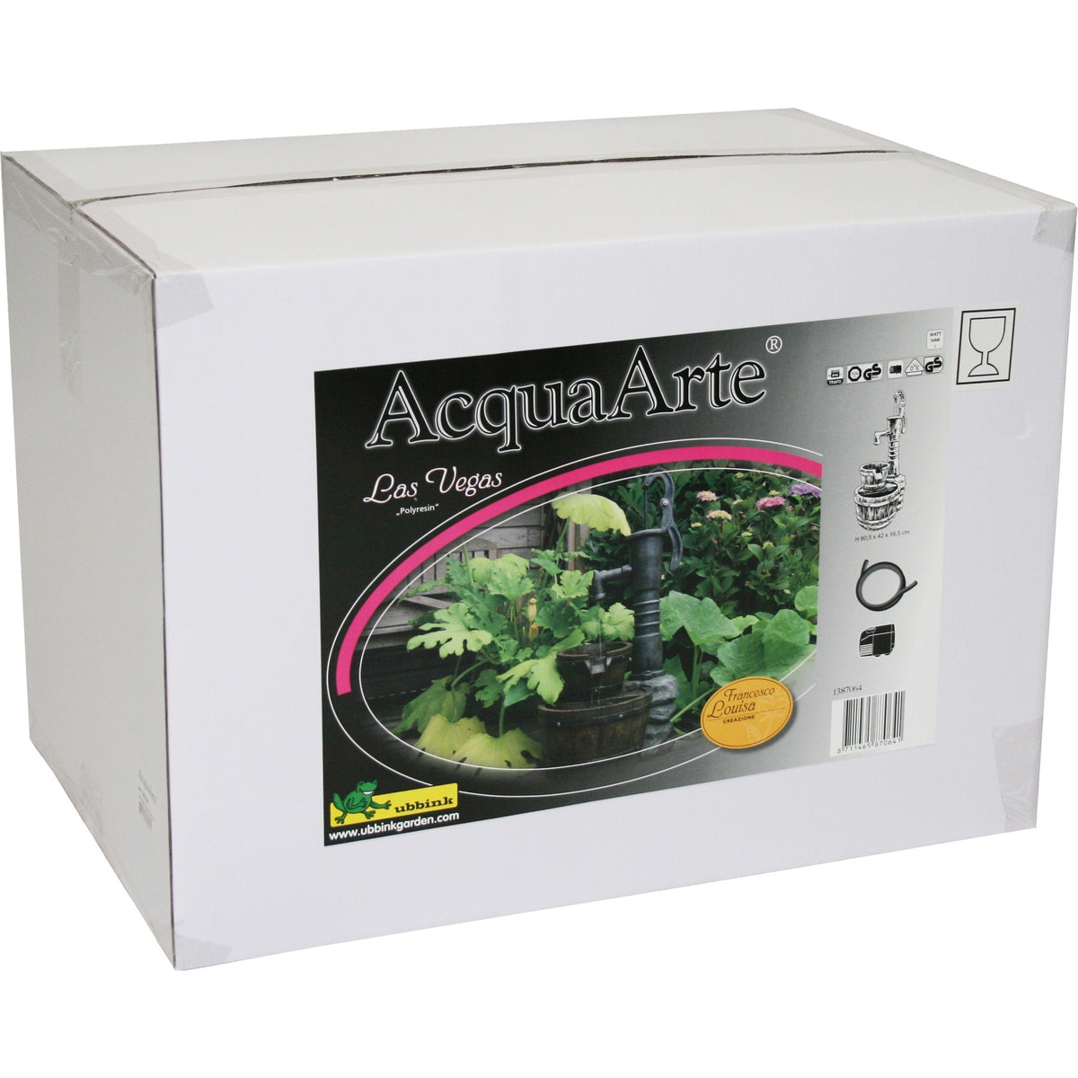 Ubbink acquaarte - giochi d'acqua las vegas (marrone grigio)