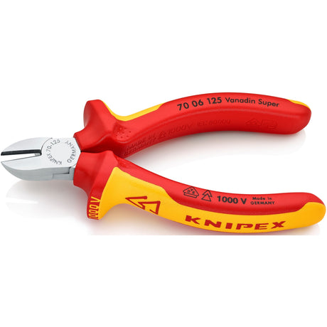 Pinza da taglio Knipex 70 06 125 pinza da taglio (rosso giallo)