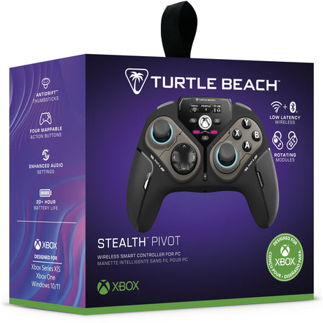 Controller intelligente wireless Turtle Beach Stealth Pivot (nero, USB Bluetooth da 2,4 GHz, PC, Xbox, Android)