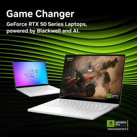 Asus Rog Zephyrus G14 Ga403um-QS024W 14 Copilot+ Laptop da gioco (Bianco | Ryzen 9 270 | RTX 5060 | 16 GB | SSD da 1 TB | OLED)