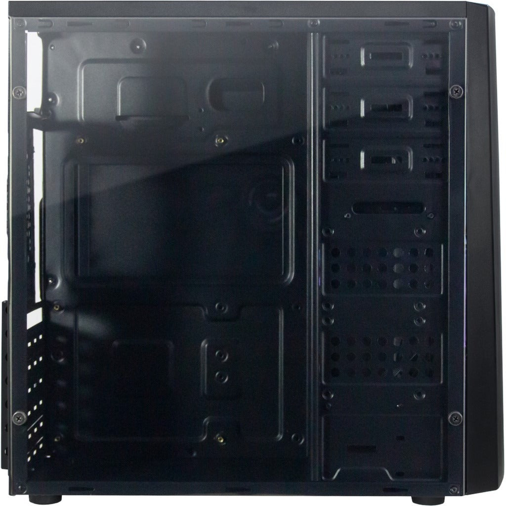 Custodia midi tower Inter-tech b-42 rgb (nera | 3x usb-a | rgb | finestra)