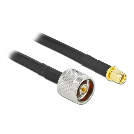 Delock Cavo antenna con spina > Spina SMA lmr cfd300 (nero, 10 metri)