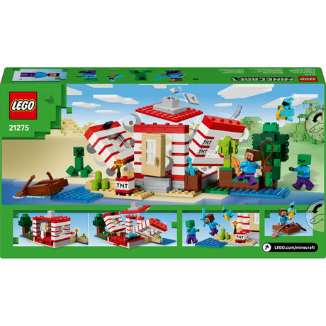 Lego ® Minecraft® The TNT Jungle House, set di videogiochi - 21275