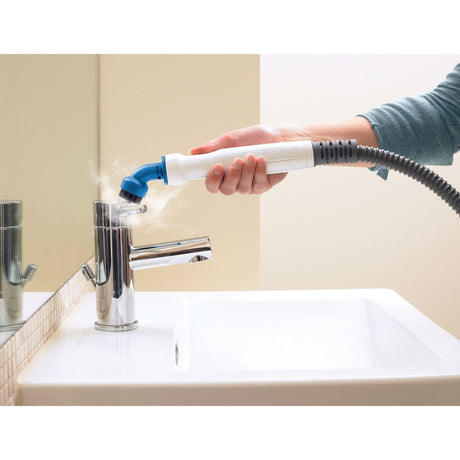 Black+decker fsmh1321 scopa a vapore 1600w con 6 accessori pulitore a vapore (bianco blu-grigio)