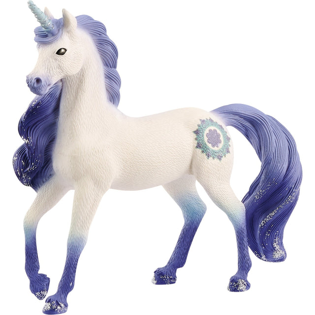 Schleich Bayala - Figura da gioco stallone unicorno mandala (70715)