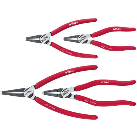 Set pinze Wiha Classic con punte magiche (rosso, pinza per anelli di sicurezza 4 pezzi)
