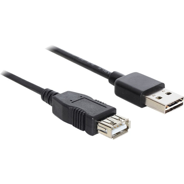 Delock cavo di prolunga easy-usb-a 2.0 maschio > usb-a 2.0 femmina (nero, 5 metri)