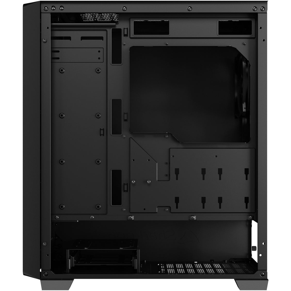 Custodia midi tower nera Sharkoon vs8 (nera | 3x USB-A)